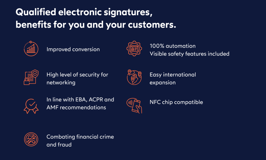 list of benefits for qualified electronic signatures